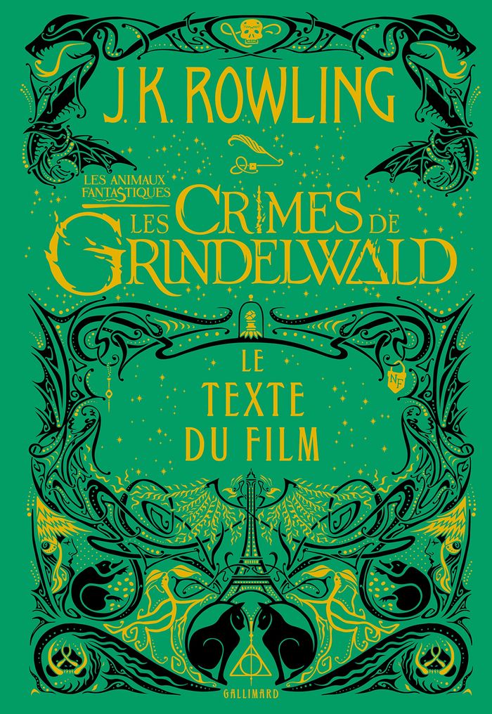 Couverture du livre « Les crimes de Grindelwald : les animaux fantastiques » de J. K. Rowling, librairie Les Contes Infusés à Corte