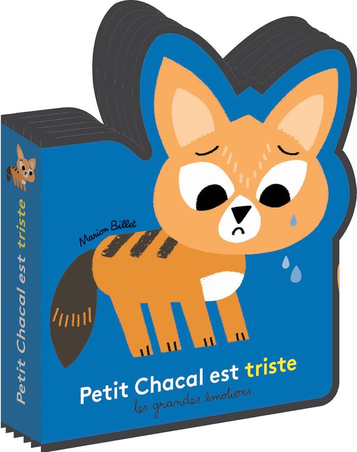 Couverture du livre « Petit Chacal est triste » de Marion Billet, librairie Les Contes Infusés à Corte
