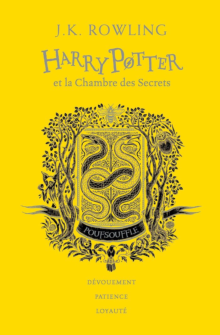 Couverture du livre « Harry Potter et la chambre des secrets : Poufsouffle » de J. K. Rowling, librairie Les Contes Infusés à Corte