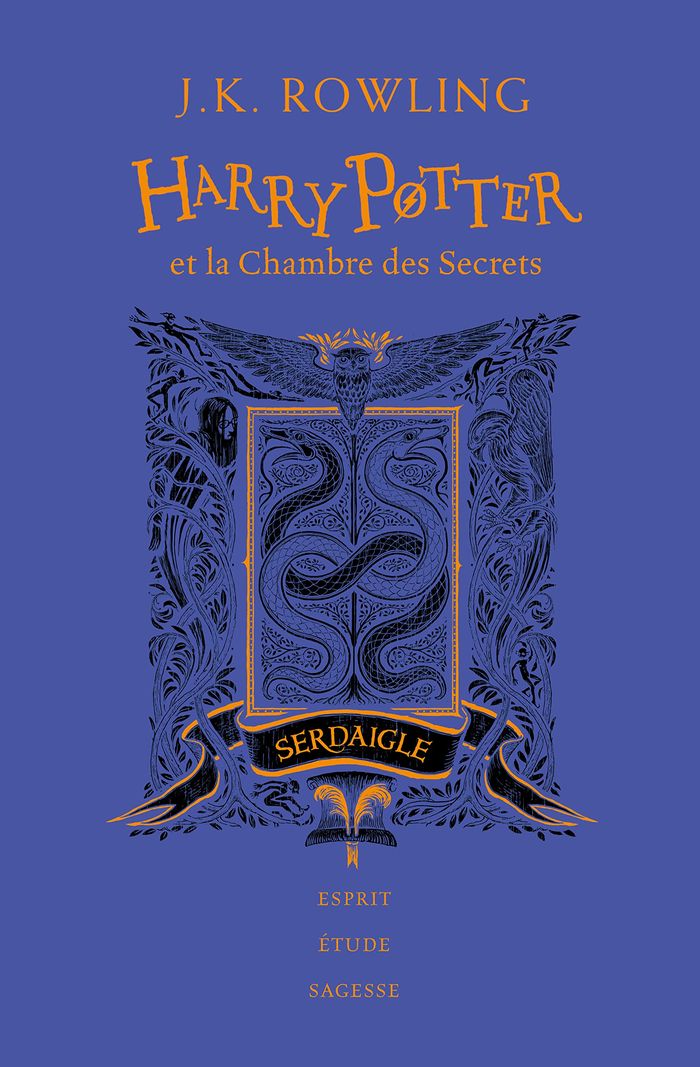 Couverture du livre « Harry Potter et la chambre des secrets : Serdaigle » de J. K. Rowling, librairie Les Contes Infusés à Corte