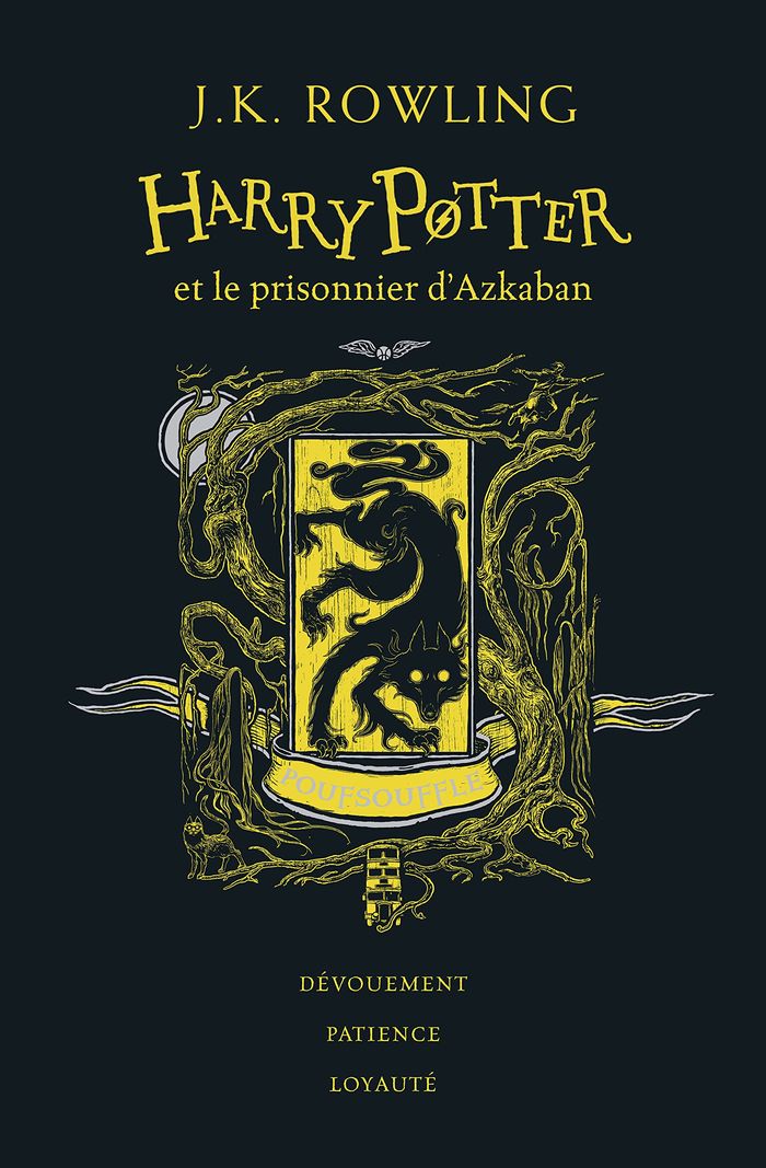 Couverture du livre « Harry Potter et le prisonnier d'Azkaban : Poufsouffle » de J. K. Rowling, librairie Les Contes Infusés à Corte