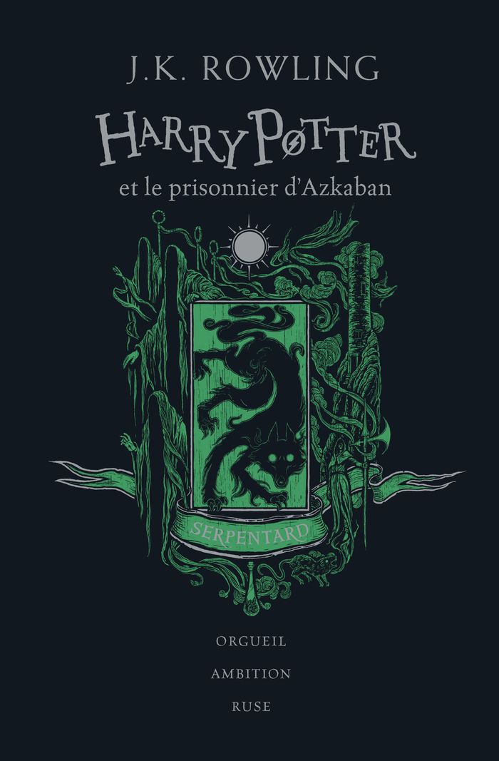 Couverture du livre « Harry Potter et le prisonnier d'Azkaban : Serpentard » de J. K. Rowling, librairie Les Contes Infusés à Corte