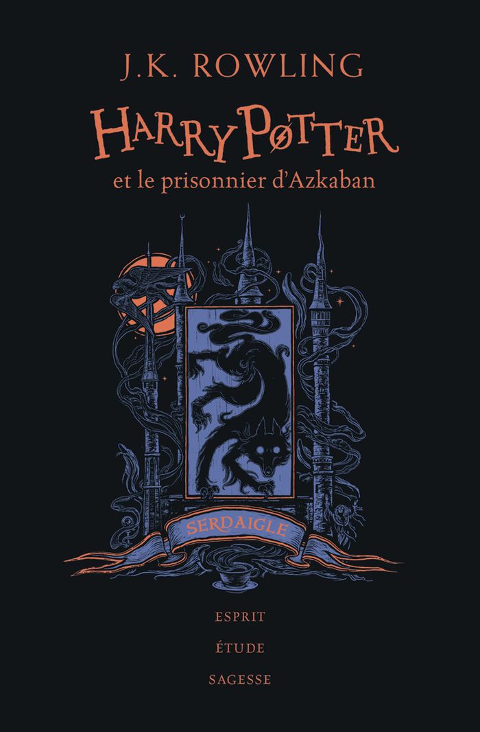 Couverture du livre « Harry Potter et le prisonnier d'Azkaban : Serdaigle » de J. K. Rowling, librairie Les Contes Infusés à Corte