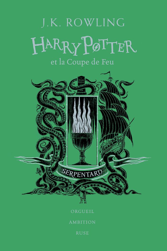 Couverture du livre « Harry Potter et la coupe de feu : Serpentard » de J. K. Rowling, librairie Les Contes Infusés à Corte