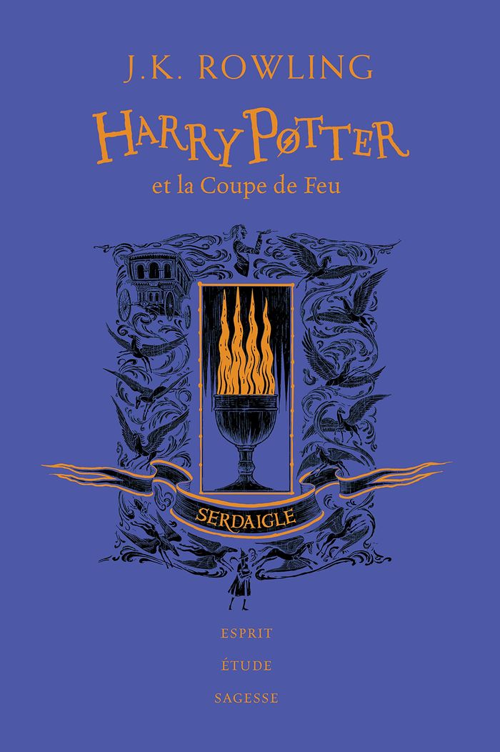 Couverture du livre « Harry Potter et la coupe de feu : Serdaigle » de J. K. Rowling, librairie Les Contes Infusés à Corte