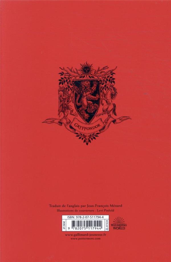 Quatrième de couverture de « Harry Potter et la coupe de feu : Gryffondor »