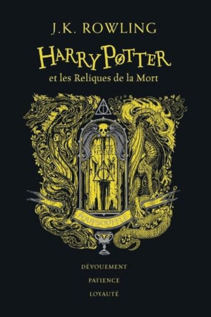 Couverture du livre « Harry Potter et les reliques de la mort : Poufsouffle » de J. K. Rowling, librairie Les Contes Infusés à Corte