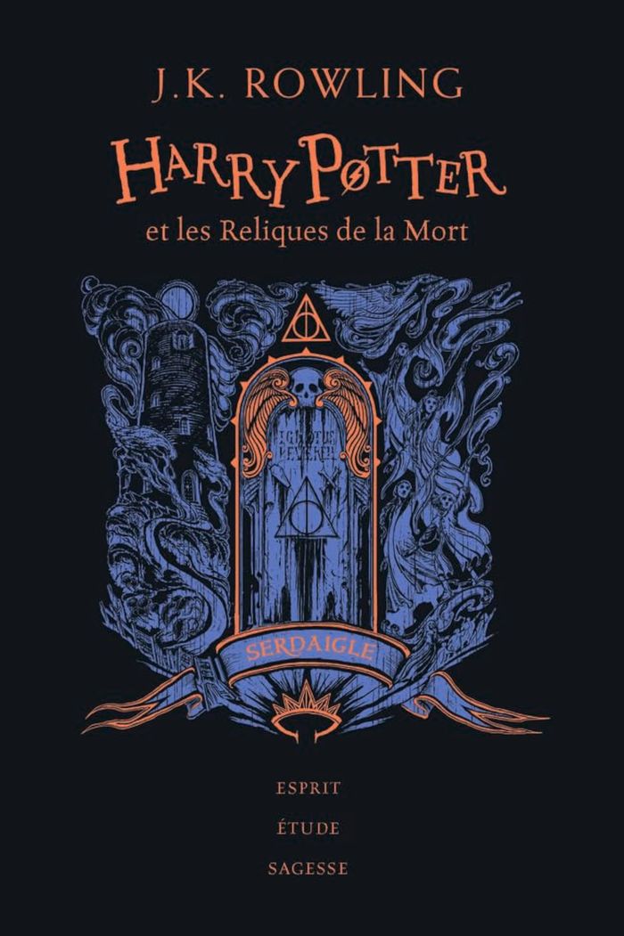 Couverture du livre « Harry Potter et les reliques de la mort : Serdaigle » de J. K. Rowling, librairie Les Contes Infusés à Corte