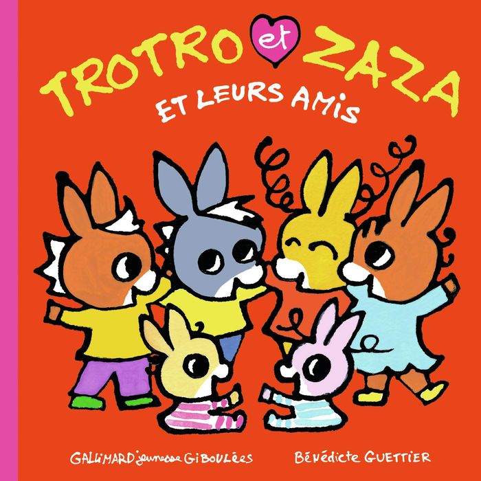 Couverture du livre « Trotro et Zaza et leurs amis » de Bénédicte Guettier, librairie Les Contes Infusés à Corte