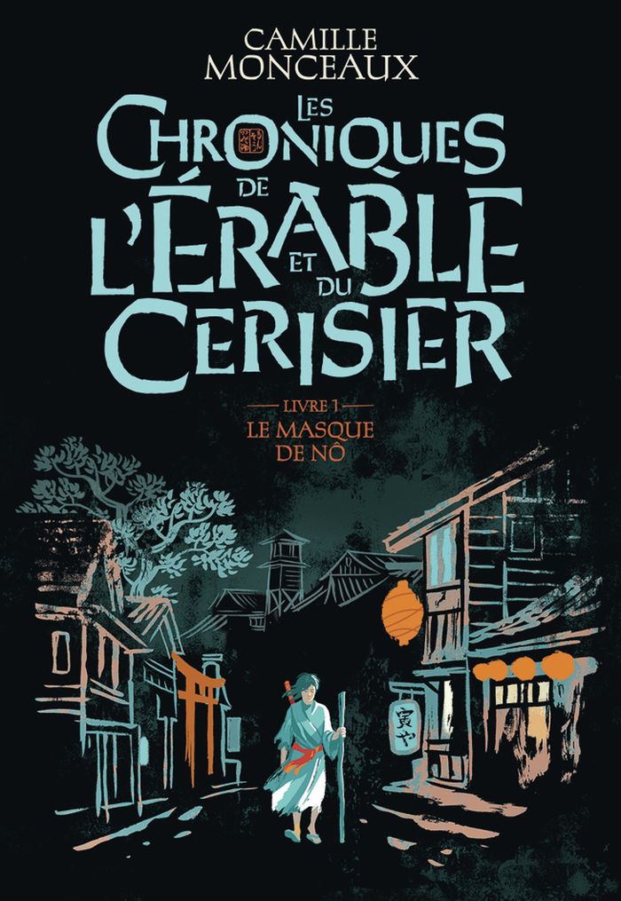 Couverture du livre « Le masque de nô » de Camille Monceaux, librairie Les Contes Infusés à Corte