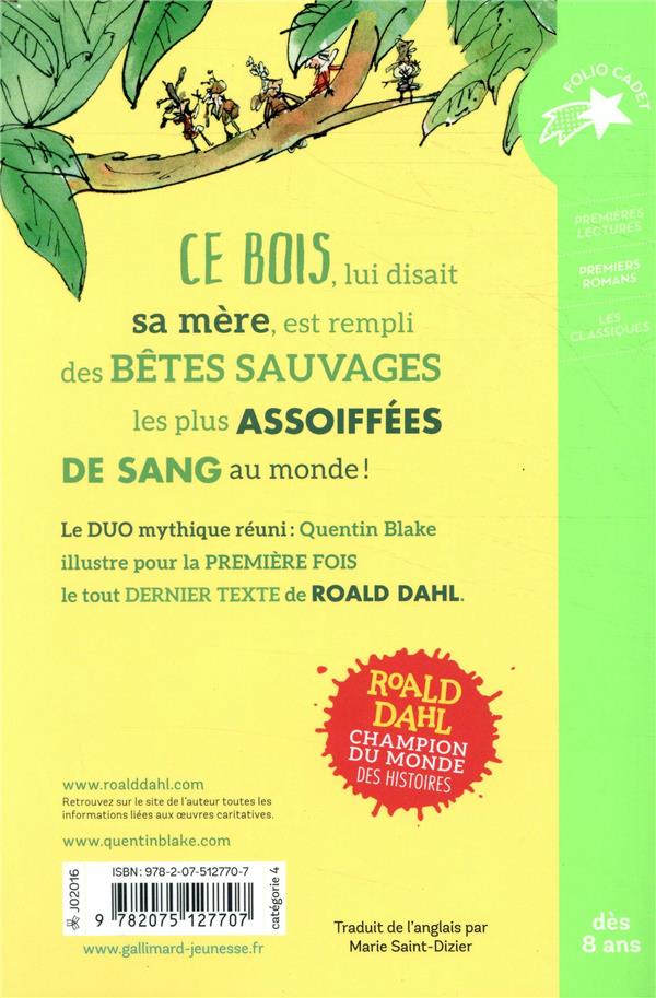 Quatrième de couverture de « Billy et les Minuscules »