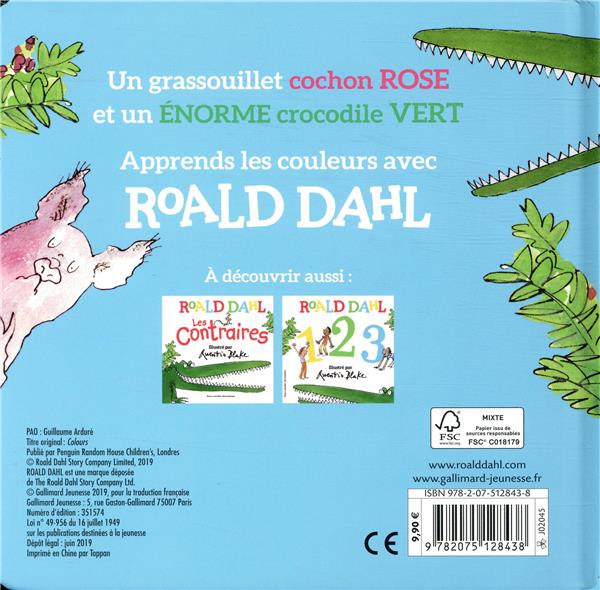 Quatrième de couverture de « Les couleurs »