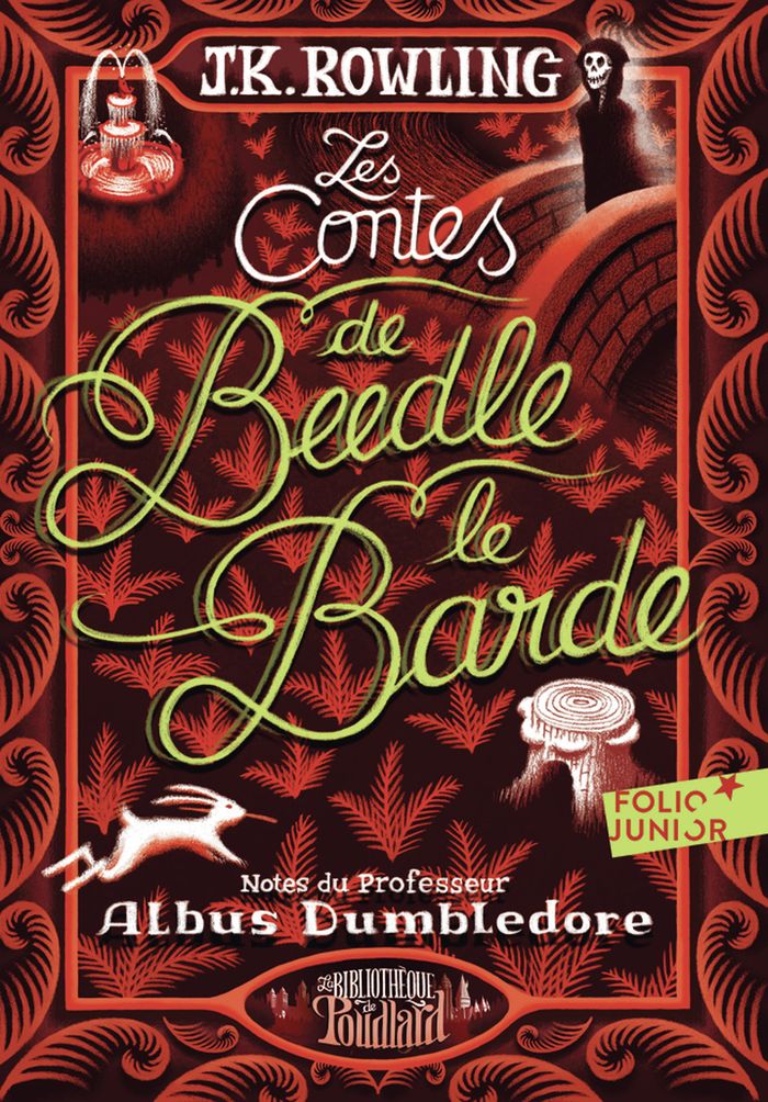 Couverture du livre « Les contes de Beedle le Barde » de J. K. Rowling, librairie Les Contes Infusés à Corte