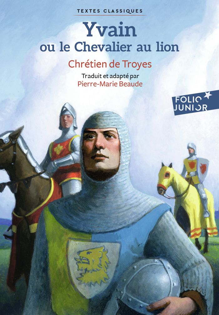 Couverture du livre « Yvain ou Le chevalier au lion » de Chrétien de Troyes, librairie Les Contes Infusés à Corte