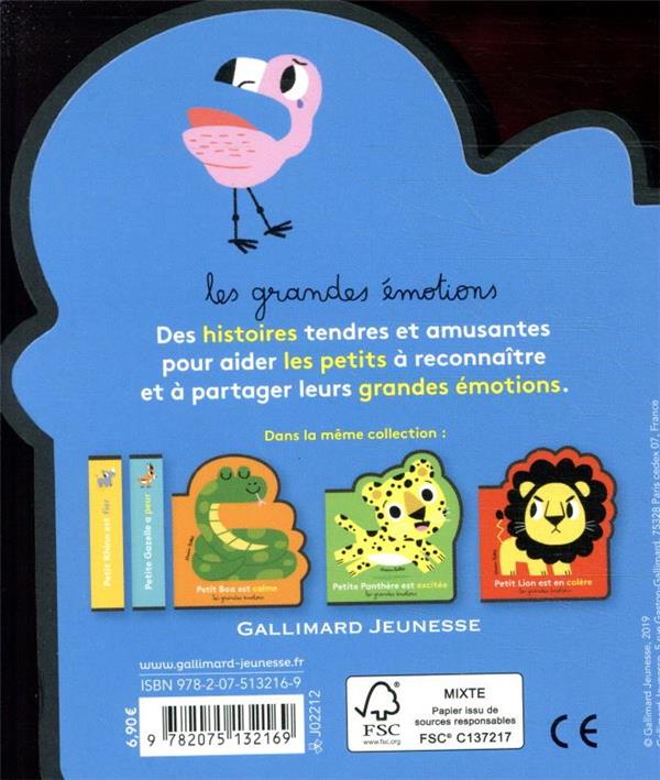 Quatrième de couverture de « Petit Flamant Rose est vexé »