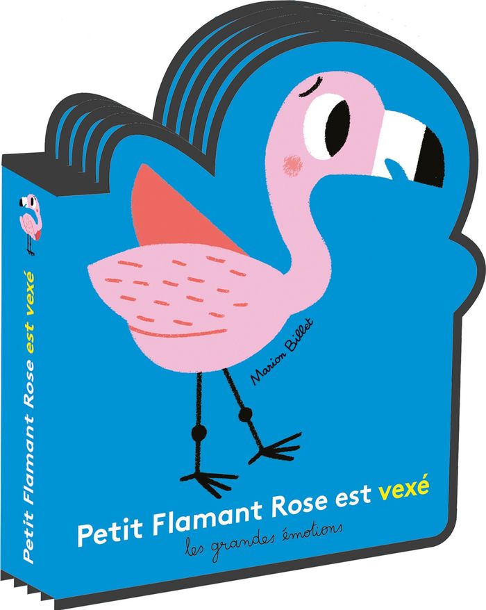 Couverture du livre « Petit Flamant Rose est vexé » de Marion Billet, librairie Les Contes Infusés à Corte