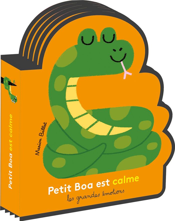 Couverture du livre « Petit Boa est calme » de Marion Billet, librairie Les Contes Infusés à Corte