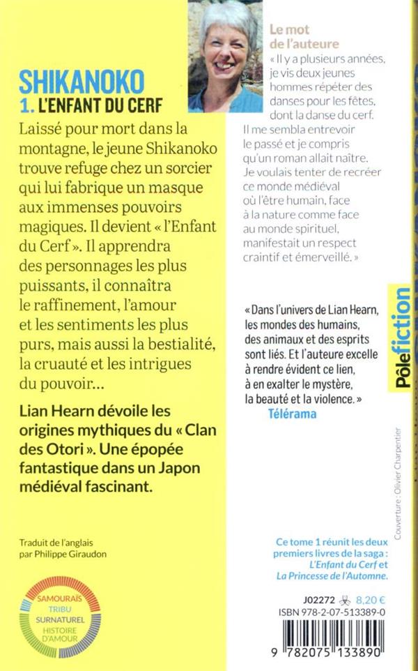 Quatrième de couverture de « Shikanoko »