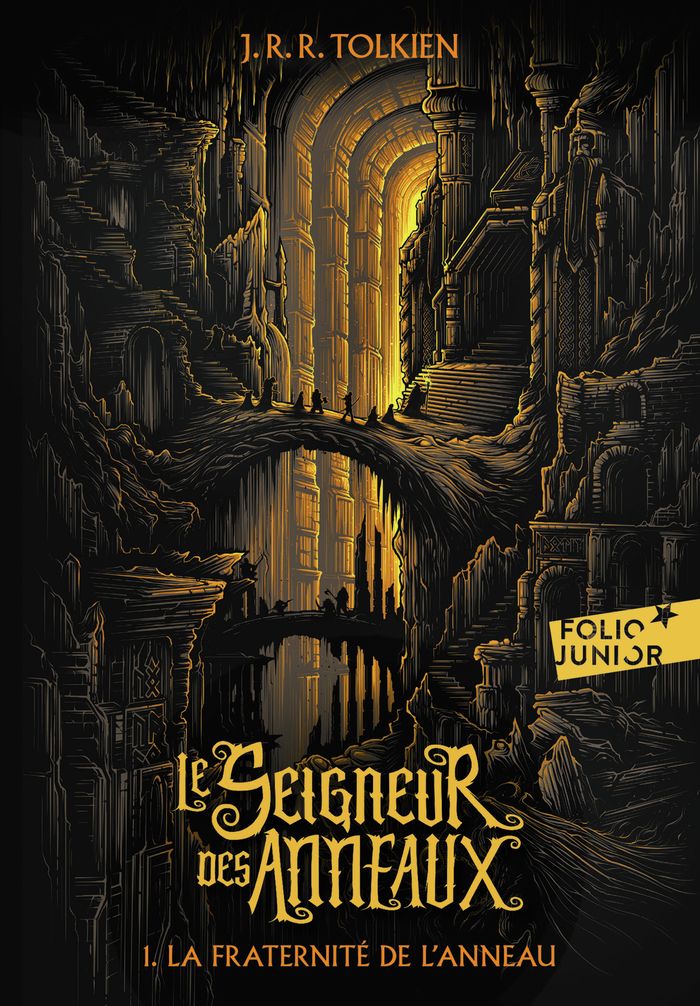Couverture du livre « LE SEIGNEUR DES ANNEAUX - LA FRATERNITE DE L'ANNEAU » de Tolkien J. R. R., librairie Les Contes Infusés à Corte