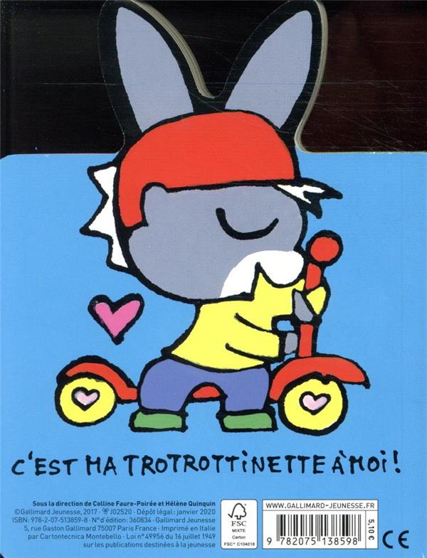 Quatrième de couverture de « La trottinette de Trotro »