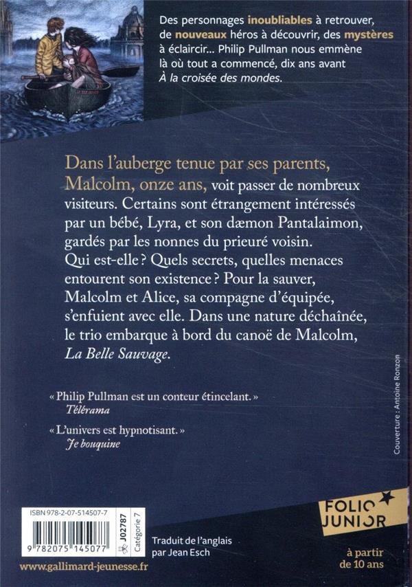 Quatrième de couverture de « "La Belle Sauvage" »