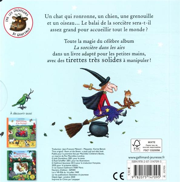 Quatrième de couverture de « La sorcière dans les airs »