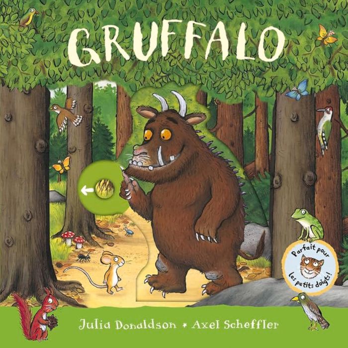 Couverture du livre « Gruffalo » de Julia Donaldson, librairie Les Contes Infusés à Corte