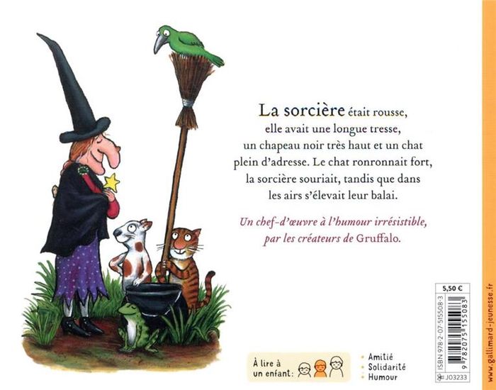 Quatrième de couverture de « La sorcière dans les airs »