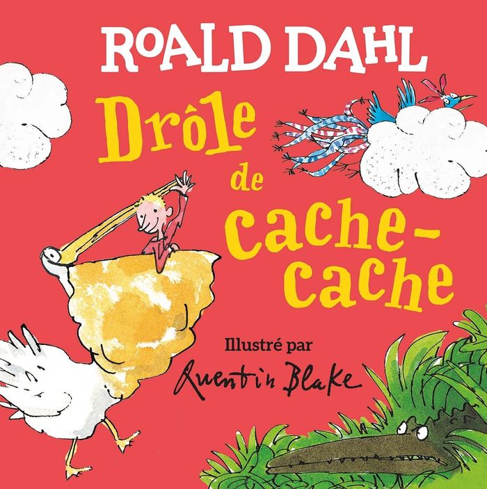 Couverture du livre « Drôle de cache-cache » de Roald Dahl, librairie Les Contes Infusés à Corte