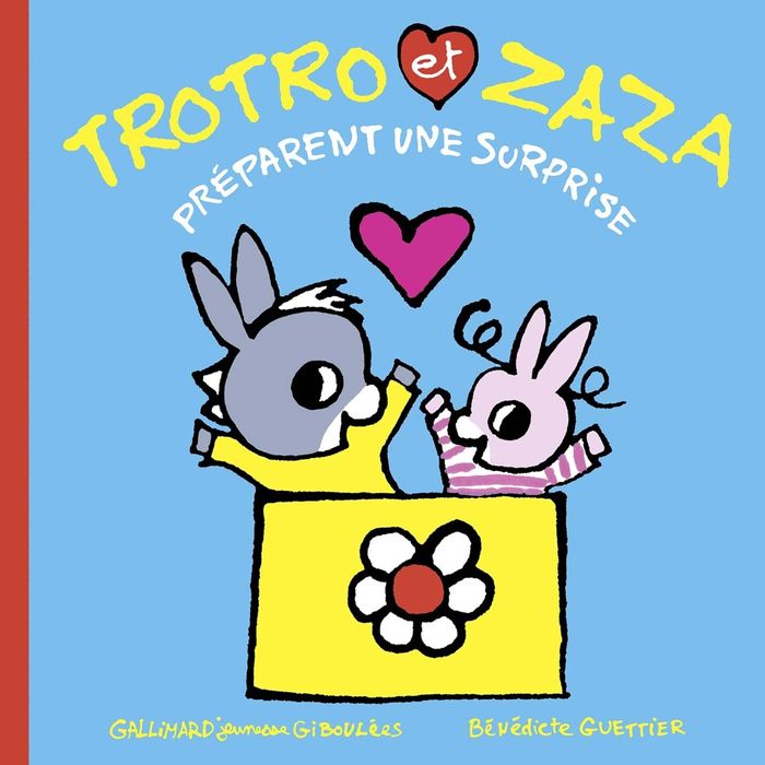 Couverture du livre « Trotro et Zaza préparent une surprise » de Bénédicte Guettier, librairie Les Contes Infusés à Corte