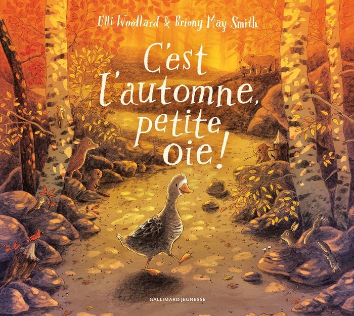 Couverture du livre « C'EST L'AUTOMNE, PETITE OIE ! », librairie Les Contes Infusés à Corte