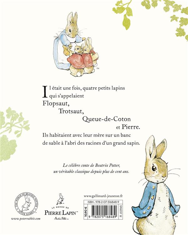 Quatrième de couverture de « Pierre Lapin »