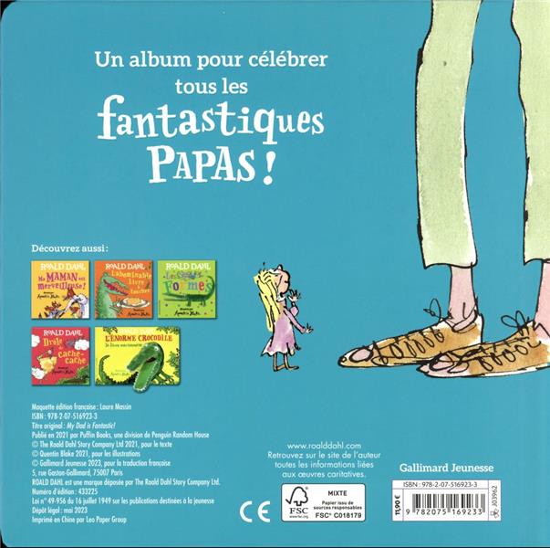Quatrième de couverture de « Mon papa est fantastique ! »