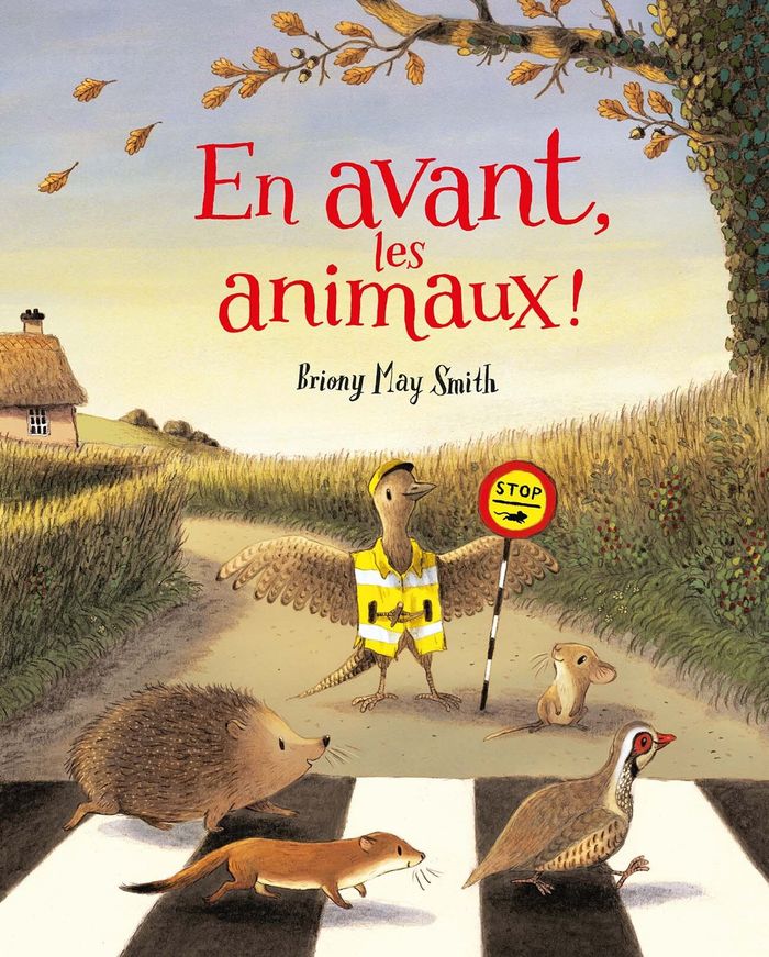Couverture du livre « En avant, les animaux ! » de Briony May Smith, librairie Les Contes Infusés à Corte