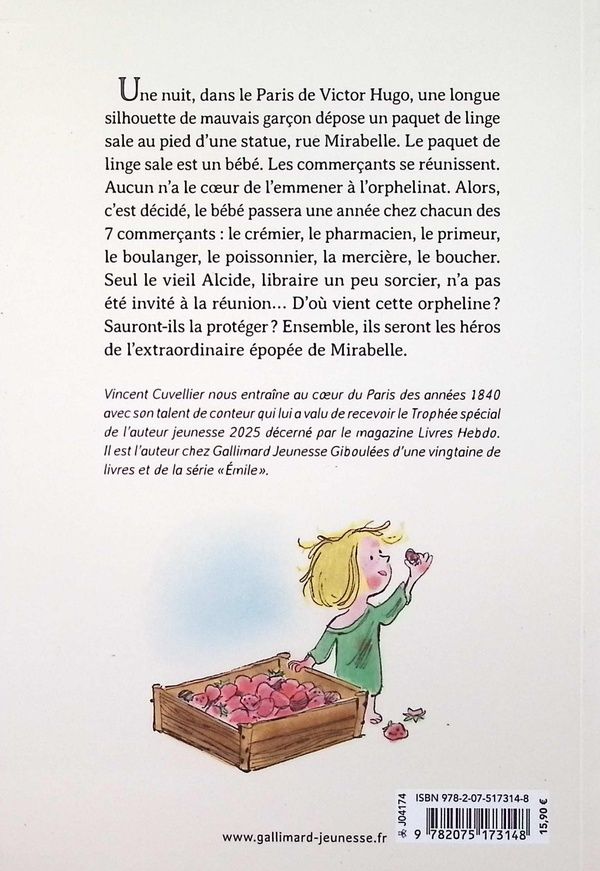 Quatrième de couverture de « 7, rue Mirabelle »