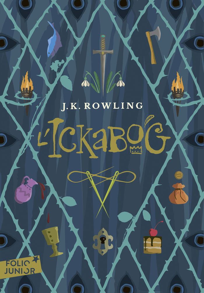 Couverture du livre « L'ickabog » de J. K. Rowling, librairie Les Contes Infusés à Corte