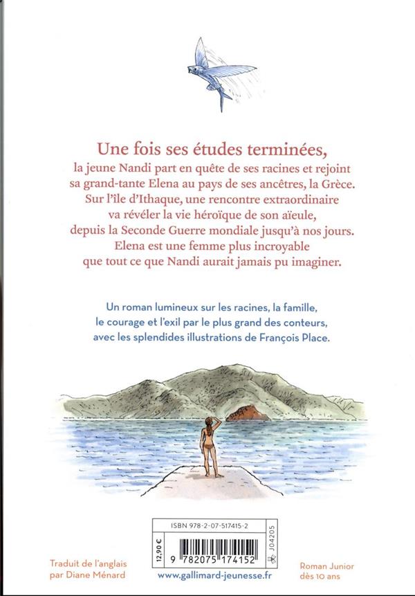 Quatrième de couverture de « UN ETE A ITHAQUE - L'ODYSSEE DE NANDI »