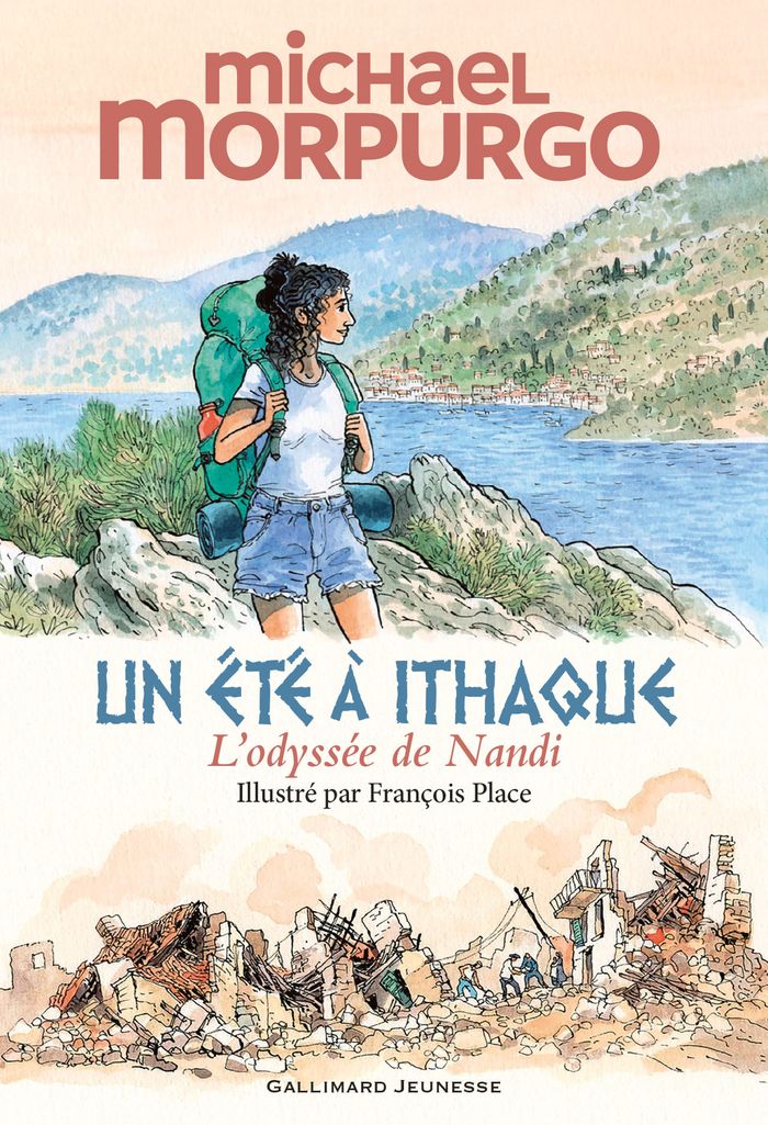Couverture du livre « UN ETE A ITHAQUE - L'ODYSSEE DE NANDI », librairie Les Contes Infusés à Corte