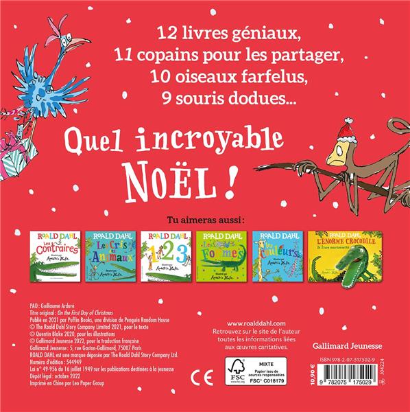 Quatrième de couverture de « Un incroyable Noël »