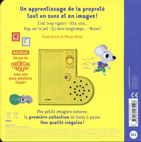 Quatrième de couverture de « LE POT - DES SONS A ECOUTER, DES IMAGES A REGARDER »