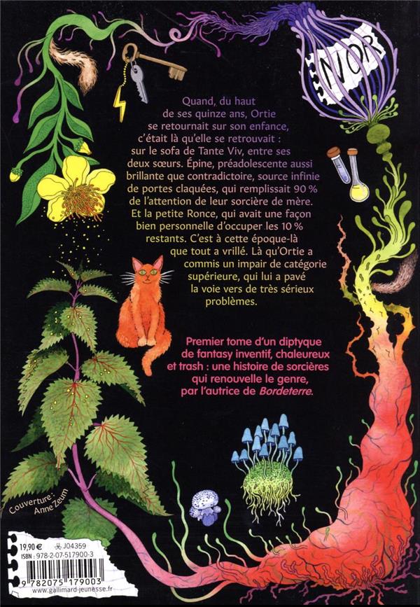 Quatrième de couverture de « La sorcière sans nombril »