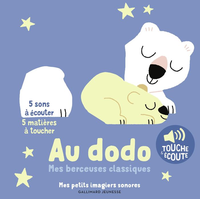 Couverture du livre « Au dodo. Mes berceuses classiques à toucher : des sons à écouter, des images à regarder » de Marion Billet, librairie Les Contes Infusés à Corte