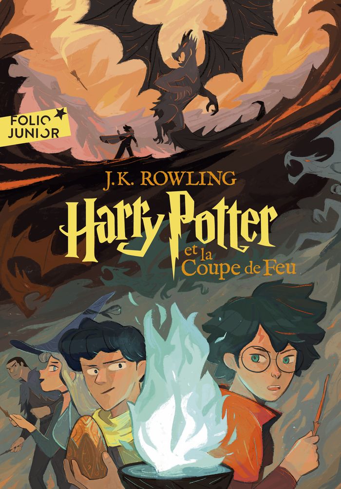 Couverture du livre « HARRY POTTER - IV - HARRY POTTER ET LA COUPE DE FEU » de J.K. Rowling, librairie Les Contes Infusés à Corte