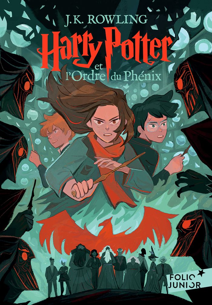 Couverture du livre « HARRY POTTER - V - HARRY POTTER ET L'ORDRE DU PHENIX » de J.K. Rowling, librairie Les Contes Infusés à Corte
