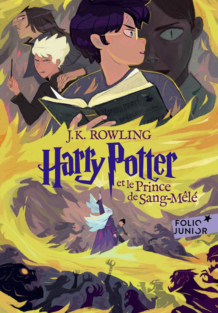 Couverture du livre « HARRY POTTER - VI - HARRY POTTER ET LE PRINCE DE SANG-MELE » de J.K. Rowling, librairie Les Contes Infusés à Corte