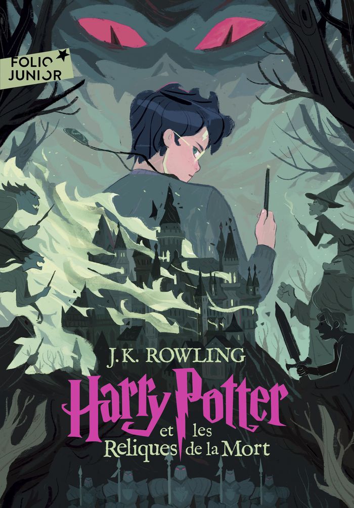 Couverture du livre « HARRY POTTER - VII - HARRY POTTER ET LES RELIQUES DE LA MORT » de J.K. Rowling, librairie Les Contes Infusés à Corte