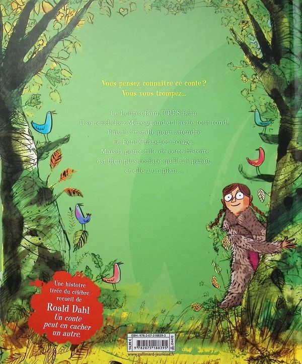 Quatrième de couverture de « Le Petit Chaperon rouge et le loup »