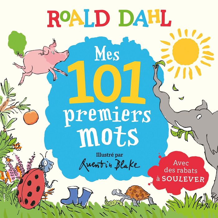 Couverture du livre « Mes 101 premiers mots » de Roald Dahl, librairie Les Contes Infusés à Corte