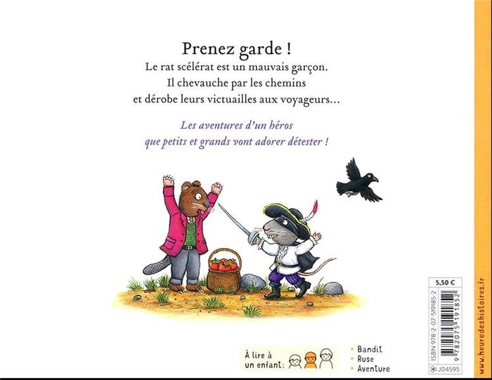 Quatrième de couverture de « Le rat scélérat »