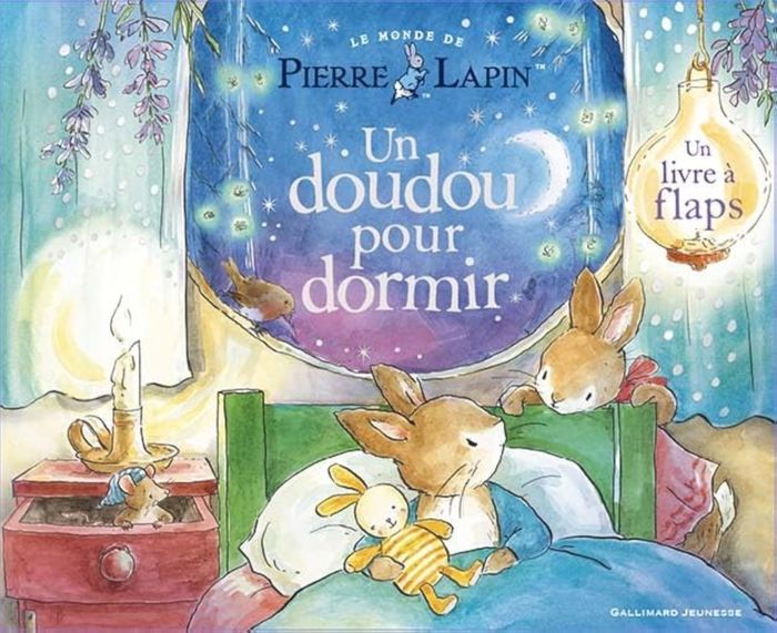 Couverture du livre « Un doudou pour dormir » de d'après les livres de Beatrix Potter, librairie Les Contes Infusés à Corte